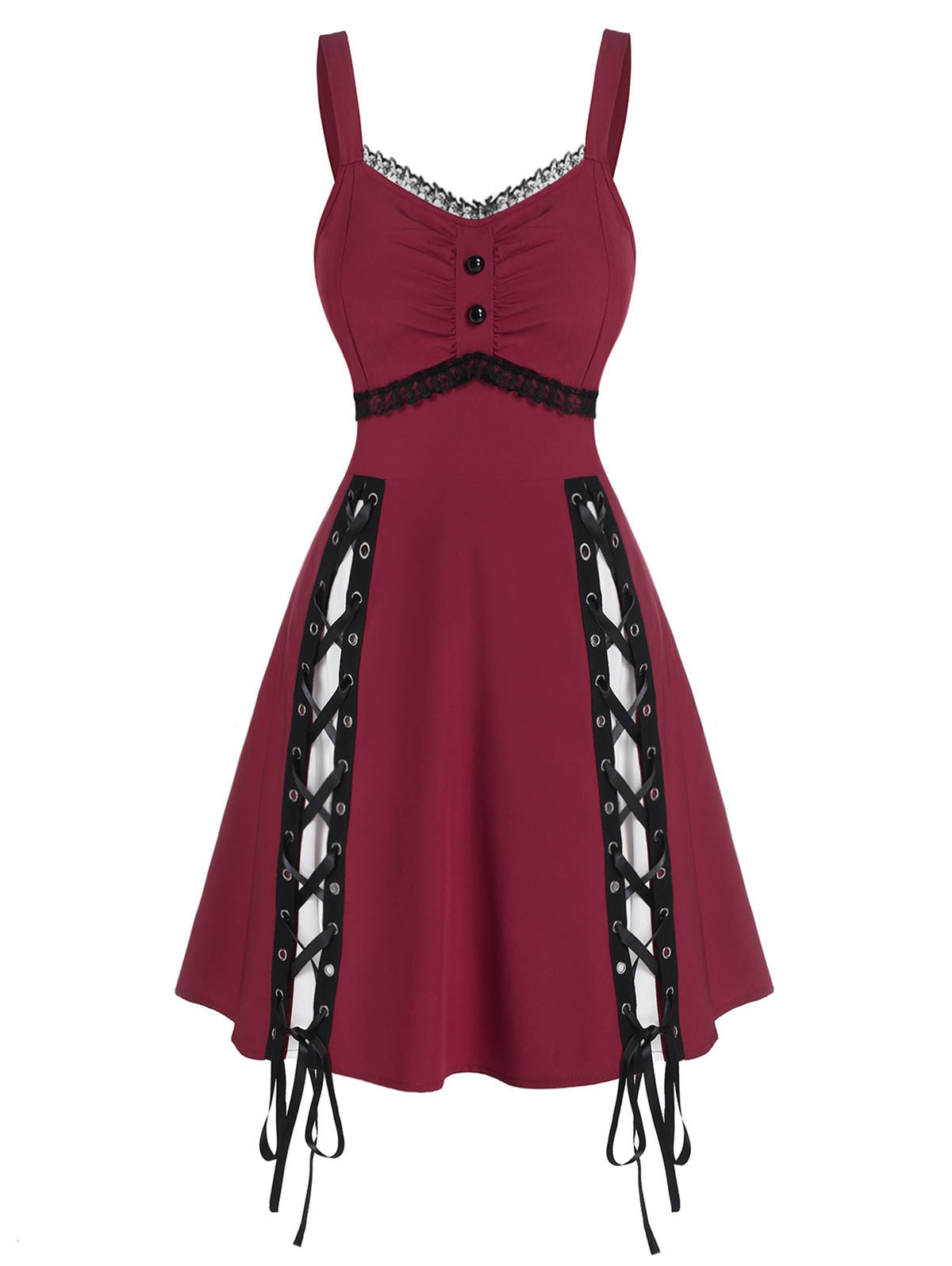DRESS WITH STRAPS